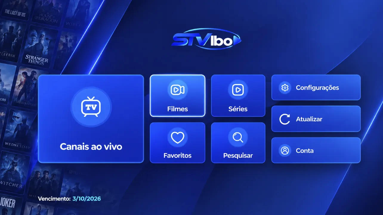 STV Ibo com tema Ibo Player personalizado para Roku
